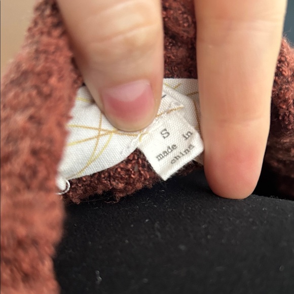 Pinque Striped Brown and White Women's Sweater | Small - Picture 5 of 5